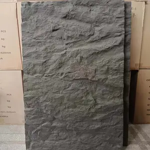 폴리 우레탄 PU 가짜 인공 문화 돌 방수 및 내화 외부 장식 벽 패널