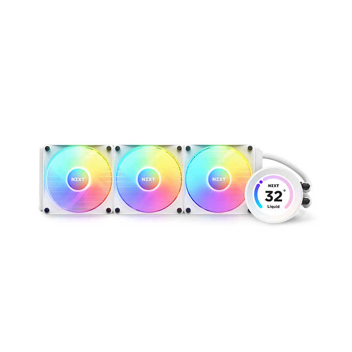 Kraken Elite 360 RGB White Water Cooler for Gaming Pcs
