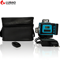 Niveau laser compact et portable LUBIAO Factory 4D 16 lignes vert 360° auto-nivelant, résistant aux chocs et étanche, pour le marquage et la décoration