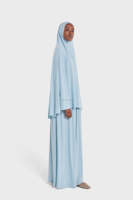 Vente en gros de robes de prière en jersey de haute qualité, khimar abaya en fibre de bambou pour femmes musulmanes