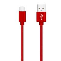 Cable USB Tipo-C de Nailon con Carga Rápida 3A, Carcasa de Aleación de Aluminio, Conductor de Cobre Puro 21AWG, Trenzado, para Impresora, Auriculares, Computadora
