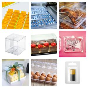 ม่านโพลีธีนแบบตรงบรรจุภัณฑ์พีวีซีแข็งขึ้นรูปสุญญากาศใส - Product Image 5