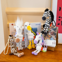 Porte-clés animal en peluche mignon à longues pattes, jouet en peluche doux, breloque de sac, pendentif pour la vente en gros aux détaillants de cadeaux et sur le marché de la revente