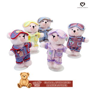 Lindo Oso de Peluche Bicolor <span class=keywords><strong>Rosa</strong></span> y Marrón, <span class=keywords><strong>Serie</strong></span> de Juguetes, Se Acepta Personalización al por Mayor, Se Puede Regalar - Product Image 4