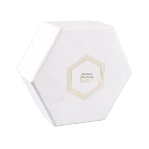 Custom Hexagonal Cosmetics <b>Gift</b> <b>Boxes</b> with Color Block Design, Logo Printing & Wedding Candy Packaging - Product Image 3