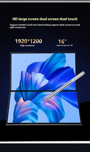 Dual-Touchscreen 16-inch I7-1260P Dual-Screen Intel 13th máy tính xách tay với 12-core chơi game Bộ vi xử lý - Product Image 2