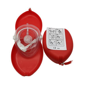 Buona qualità respiratore artificiale pronto soccorso emergenza CPR ossigeno maschera viso cardiopolmonare rianimazione CPR maschera - Product Image 4