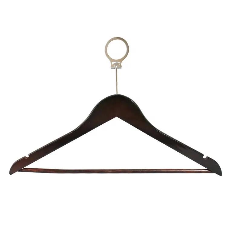 Anti-theft Hanger Wooden For Hotel Supplies Customized