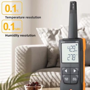 Higrómetro Digital Compacto Testo 625 al por Mayor, Instrumento de Medición de Temperatura y Humedad para Laboratorio - Product Image 3