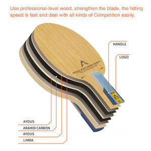 <span class=keywords><strong>Loki</strong></span> nouveauté W81 <span class=keywords><strong>2</strong></span> intérieur aramide carbone 5 bois haute Performance lame Tennis de Table - Product Image 6