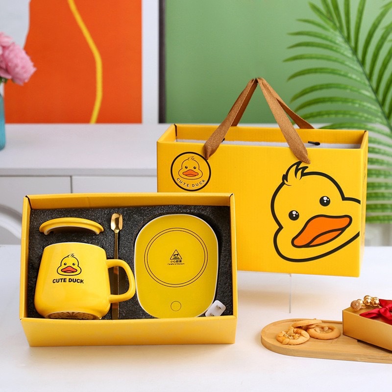 Caja de regalo clásica temperatura constante-amarillo