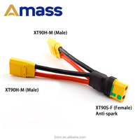 Personnalisé véritable Amass 10AWG 2 XT90 mâle XT90S-F femelle anti-étincelle XT90H-M XT90H-F fil adaptateur