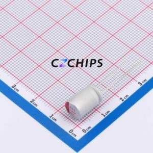 Condensador Sólido CT1C687M0812, Componente de Orificio Pasante (THT), D8xL12mm 680uF 20% 16V 4.05A100kHz - Product Image 1