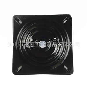 Positive Half Bead Turntable Black Iron 6.5 7 8 10 Inch Durable Furniture <b>Hardware</b> Minimalist Style - Product Image 3