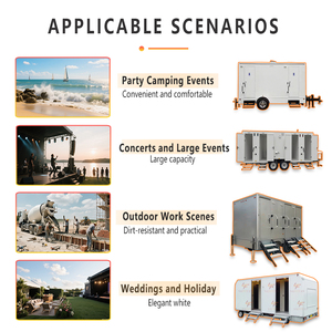 Di Động Di Động Ngoài Trời Prefab Thép Nhà Vệ Sinh Cho Công Viên Vườn Tổ Chức Sự Kiện Sử Dụng Giá Rẻ Di Động Nhà Vệ Sinh Cho Bán - Product Image 6