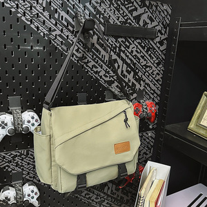 New Unisex Canvas Multi-Functional Crossbody Bag Lightweight Messenger and Shoulder Bag Simple Casual <b>Backpack</b> - Product Image 2