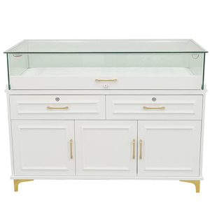 Vetrina <span class=keywords><strong>per</strong></span> <span class=keywords><strong>Gioielleria</strong></span> OEM ODM, Produzione Completa, Stabile, di Alta Gamma, in Vetro Temperato e Acciaio Inossidabile, <span class=keywords><strong>per</strong></span> Boutique - Product Image 1