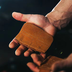 Guantes de Cuero para Levantamiento de Pesas, Entrenamiento, Gimnasia, Fitness, para Hombres y Mujeres - Product Image 5