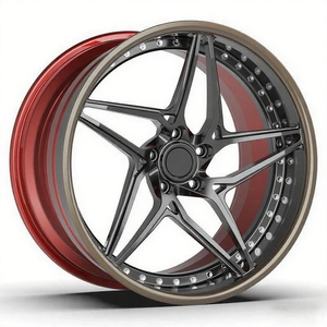 Jantes en aluminium forgé 2 pièces de 18 à 26 pouces personnalisées jantes en alliage à vaisselle profonde adaptées pour <span class=keywords><strong>Audi</strong></span> A5 S4 <span class=keywords><strong>RS4</strong></span> BMW M3 M5 M4 - Product Image 2