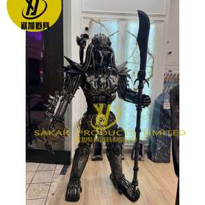 Escultura moderna abstracta al aire libre a gran escala <span class=keywords><strong>en</strong></span> proporción real, hecha <span class=keywords><strong>de</strong></span> <span class=keywords><strong>chatarra</strong></span>. - Product Image 3