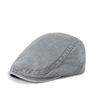 Retro lavado viejo Color sólido Advance sombreros ocio cara de aspecto pequeño Yuppie americano <span class=keywords><strong>pintor</strong></span> gorra - Product Image 2