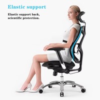 Chaise de bureau ergonomique 4D en tissu maillé avec appui-tête pour la maison et le bureau – Vente en gros
