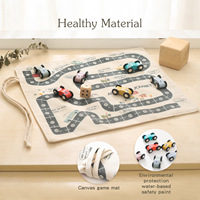 Juego de Rompecabezas Infantil en Lienzo, Juguetes Educativos, Juguete de Coche de Madera, Juego de Mesa