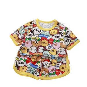 Custom Logo Printed And Embroidery Kids T-Shirt Cotton Comfortable Girls Boys Short Sleeve T Shirt Kids Plain T Shirts