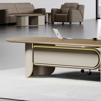 Bureau de direction moderne, bureau de secrétaire, ensemble de bureaux de direction pour PDG
