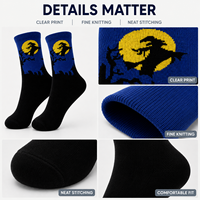 Chaussettes d'automne personnalisées OEM pour adultes - Polyester/Nylon/Coton/Fibre de bambou/Laine, résistantes aux déchirures, séchage rapide, respirantes