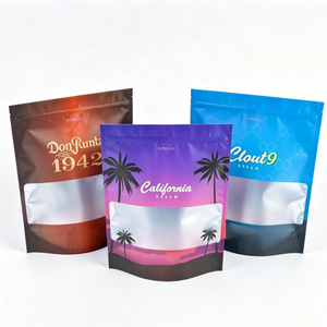 Bolsa Mylar a Prueba de Olores y Resistente a Niños, Impresa Personalizada Premium, Acabado Mate, Bolsa de Embalaje Reutilizable para Gomitas - Product Image 3