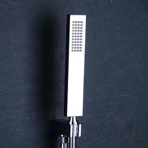 Soffione doccia circolare in acciaio inossidabile 304, soffione doccia a mano con getto potenziato, soffione doccia a spirale moderno e minimalista - Product Image 4