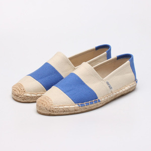 Espadrilles d'été confortables et personnalisables en toile pour femmes avec corde de chanvre Chaussures à enfiler décontractées pour femmes - Product Image 4