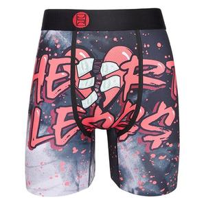 Boxers mi-hauts imprimés CELINNE pour hommes, en spandex et polyester respirant, motif tricoté - Product Image 4