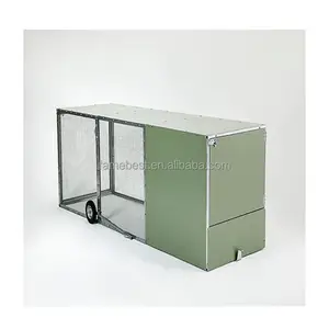 wholesale large metal home farm outdoor exercise hot dipped galvanized stainless steel hen coop cages chicken run