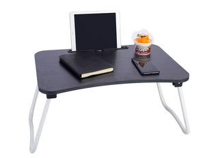 Với Khe Cắm Thẻ Gấp Bàn Máy Tính Trên Giường Có Thể Điều Chỉnh Chiều Cao Bàn Máy Tính Bàn Học Với Quạt USB - Product Image 2