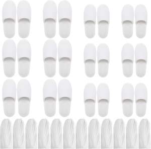 Pantuflas de Spa Desechables para Invitados, Pantuflas Antideslizantes Suaves para Invitados, Mujeres, Casa, Interior, Baño, Dormitorio, Hotel, Novia - Product Image 4