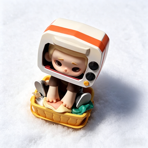 Figura Chibi de TV Retro, Juguete Artístico de Diseño Moderno, Mini Muñeca Coleccionable, Decoración para el Hogar, Regalo de Cumpleaños - Product Image 6