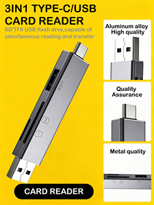 Lector de Tarjetas Multifunción 3 en 1 <span class=keywords><strong>Solma</strong></span> para Puerto USB, Lector de Tarjetas SD y TF, Kit de Conexión para Cámara - Product Image 2