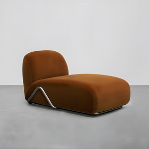 Sofá Modular Moderno en Forma de L Semicircular con Relleno de Espuma y Tapicería de Tela, Muebles de Diseño para Sala de Estar - Product Image 2