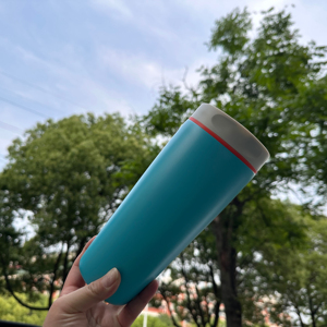 แก้วกาแฟแบบพกพาสำหรับเดินทาง ขนาด 12 ออนซ์ 20 ออนซ์ ผลิตจากสแตนเลสสตีลสุญญากาศ เก็บอุณหภูมิได้ดี เป็นมิตรกับสิ่งแวดล้อม มีให้เลือก 10 สี พร้อมฝาปิด - Product Image 3