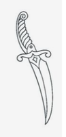 Pendentif en acier inoxydable en forme de poignard incurvé, mini-collier sabre scimitar, breloque pour hommes et femmes, amulette gothique, cadeau tendance