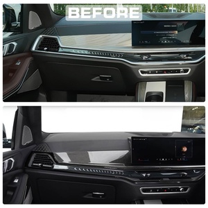 Kit de Adhesivos Protectores Interiores de Fibra de Carbono para Modificación de Automóviles BMW G05 X5 2023-2026 - Product Image 2