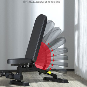 <span class=keywords><strong>Banc</strong></span> d'entraînement professionnel réglable en métal avec supports d'exercice d'haltères Utilisation commerciale Charge maximale de 400kg - Product Image 2