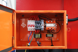 Prensa eléctrica de hierro y aluminio de chapa CNC 80T 60T Línea de producción de punzones automáticos con servoalimentador - Product Image 4