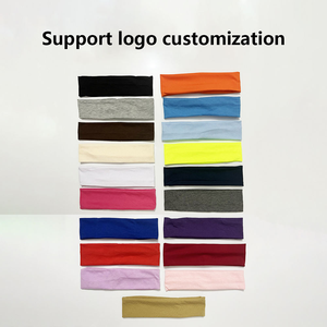 Logo personnalisé directement de l'usine, vente en gros de bandeau de sport en polyester brodé en coton, tennis, yoga, bandeau pour femmes et hommes - Product Image 3