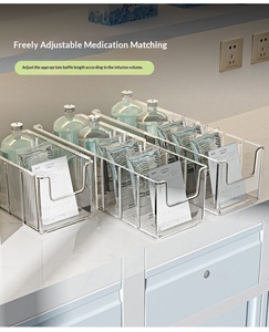 Caja Organizadora Rectangular Expandible de Plástico con Compartimentos Profundos para Medicamentos, Uso Doméstico, Tratamiento, Infusión y Emergencias - Product Image 6