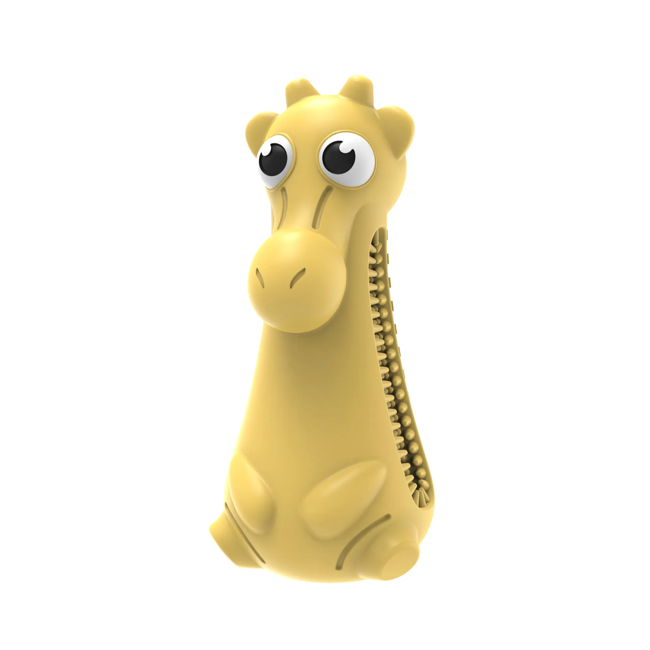 KINYU 2023 NA VENDA Produto Dropshipping Preço Barato Pet Brinquedos Girafa Forma Ferramentas De Limpeza Cães Squeaky Brinquedo De Borracha Dog Chew Toy