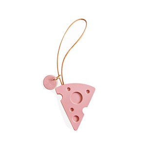 Keychain Cute Leather Cheese Cheese Pendant Cute Bag Pendant Car Keychain Bag Keychains