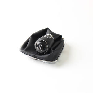 Poignée de levier de vitesses en cuir pour Volkswagen Polo, 5 ou 6 vitesses, accessoire ergonomique pour l'intérieur de la voiture - Product Image 2